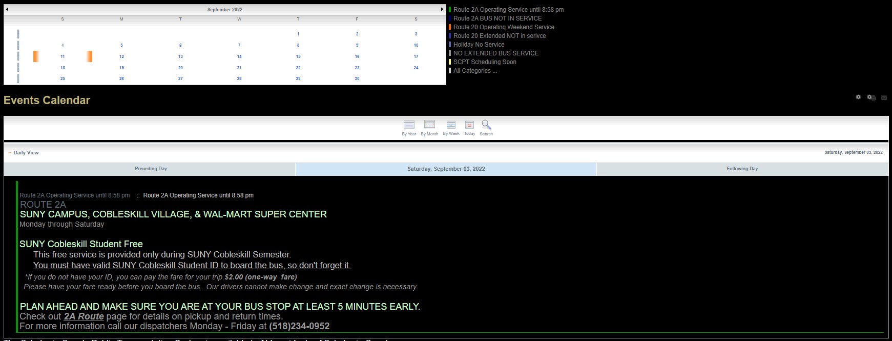 Result of Daily View